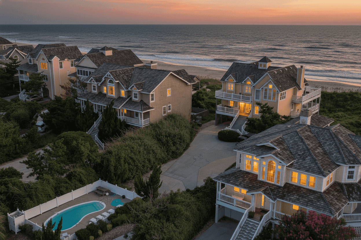 Waterfront property near Grandy, Currituck County, North Carolina